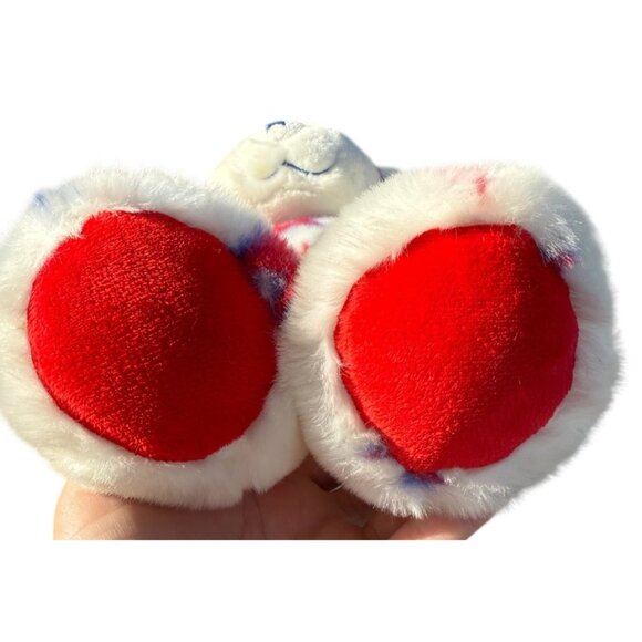 Build a Bear Patriotic Pup Plush Stuffed Dog Red Blue Star Holiday Toy Friend - Picture 5 of 11